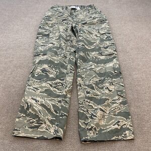 DSCP Pants Mens 30x30 Green Camo Cargo Air Force Utility Nylon Cotton Workwear